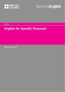 pub F044 ELT-35 English For Specific Purposes v3