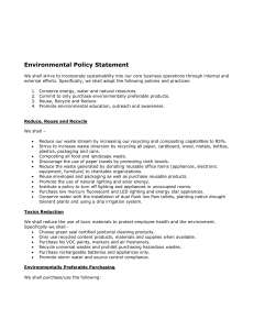 Environmental Policy Template word file