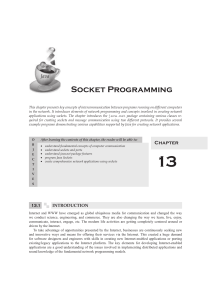 SocketProgramming In Java (1)