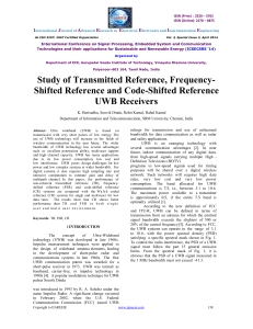 ###Study of Transmitted Reference Frequency