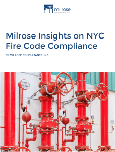 Milrose Insights on NYC Fire Code Compliance 9.25.18
