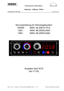 Service KR490V100 DEU