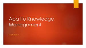 Apa itu Knowledge Management