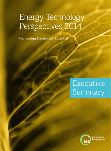 Energy technology Perspectives 2014