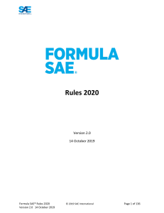 FSAE Rules 2020 V2