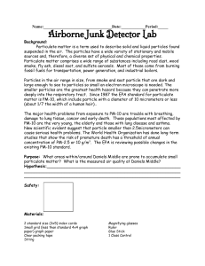 Airborne Junk Detector Lab