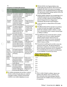 Biology 11 Ch.9Answers