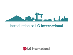 LG International Corp Corporate brochure 2019