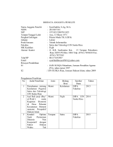 BIODATA ANGGOTA PENELITI