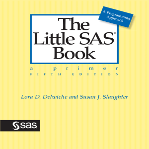 LIttle SAS book 