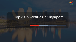 Top 8 University  In Singapore 