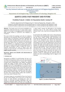 IRJET-Ajanta Caves: Past Present and Future