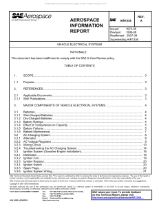 Vehicle Electrical Systems ( Reaffirmed