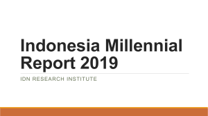 Indonesia Millennial Report 2019