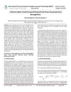 IRJET-    A Novel Gabor Feed Forward Network for Pose Invariant Face Recognition