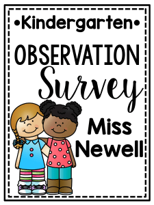 Observation Survey Guide Cards