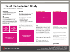 Research poster gray