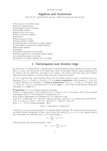 Garrett P. - Algebras and Involutions(en)(40s)