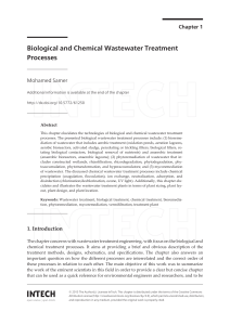 Biological and Chemical Wastewater Treatment