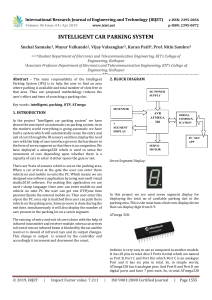 IRJET-    Intelligent Car Parking System