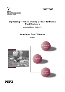 Centrifugal Pump Vibration Training Module