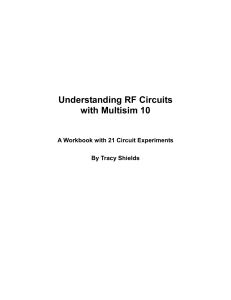 RF Circuits with Multisim 10 Workbook