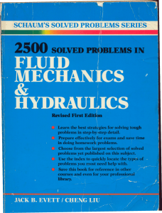 2,500 Solved Problems In Fluid Mechanics and Hydraulics - (Malestrom)