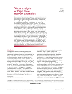 Visual analysis of large-scale network anomalies