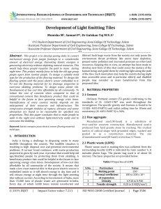 IRJET-    Development of Light Emitting Tiles