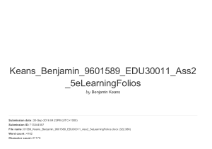 Keans Benjamin 9601589 EDU30011 Ass2 5eLearningFolios.pdf