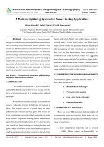 IRJET-A Modern Lightning System for Power Saving Application