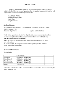 BOEING 737-300-Study-Summary