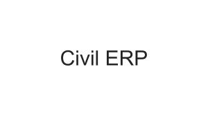 ERP & Construction Management Software in Civil Engineering 
