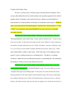 Compare and Contrast Essay Sample Draft 