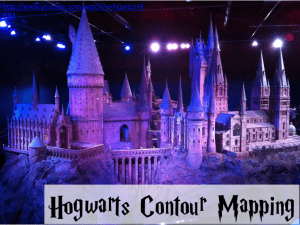 Harry Potter Contour maps