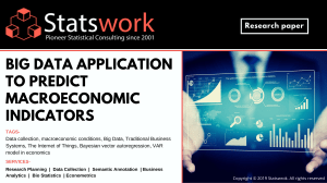 Big Data application to predict macroeconomic indicators - Statswork