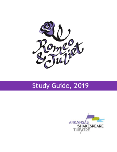 Study guide ROMEO & jULIET