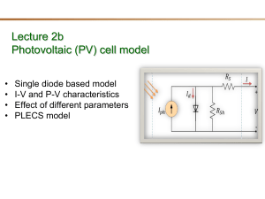 598 F15 Lecture 02b PV cell model