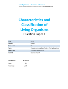 1.4-characteristics and classification of living organisms- igcse-cie-biology -ext-theory-qp
