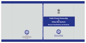 Manual of Specifications and Standards
