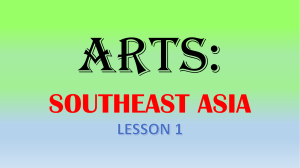 ARTS SOUTHEAST ASIA LESSON1 G8 Q1
