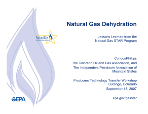 08 natural gas dehydration durango 2007