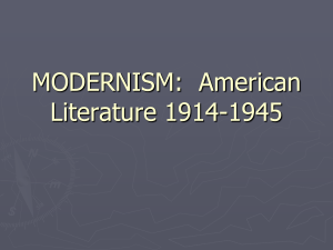 Modernism PowerPoint