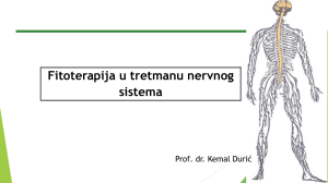 Fitoterapija nervnog sistema