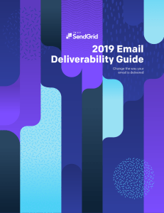 SendGrid 01-19 Email Deliverability Guide