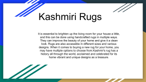 Kashmiri Rugs