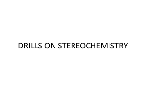 DRILLS-ON-STEREOCHEMISTRY