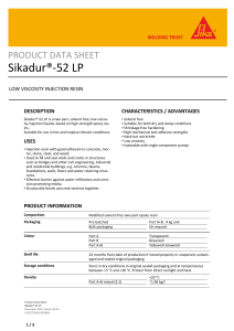 2 Sikadur-52 LP PDS GCC (12-2018) 2 1