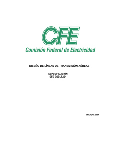 Diseño de líneas de transmisión CFE Mexico