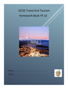 Home Work BOOKLET (Travel And Tourism) YR 10.docx- Term